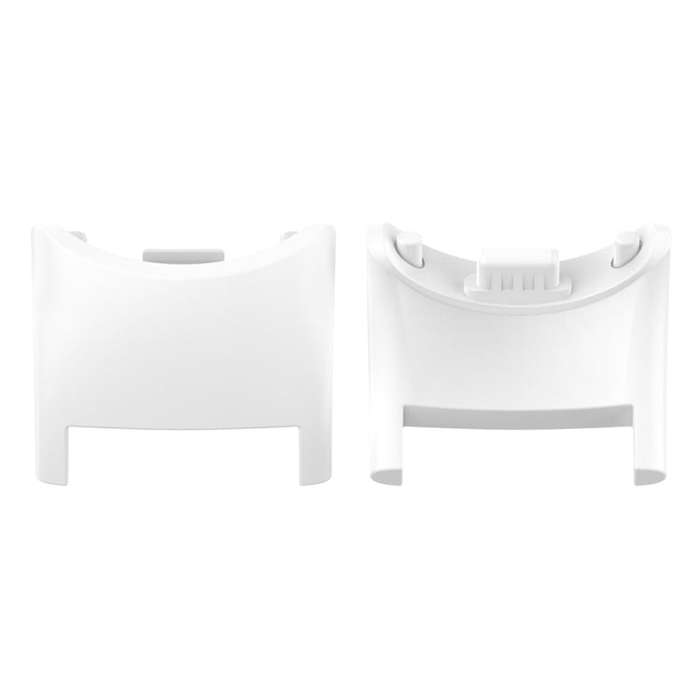 For Xiaomi Mi Band 8 1 Pair  PC Plastic Watch Band Connector(White)