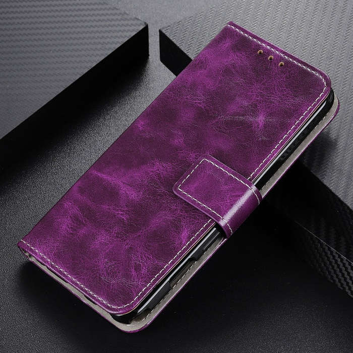 For OnePlus Nord 4 Retro Crazy Horse Texture Leather Phone Case(Purple)