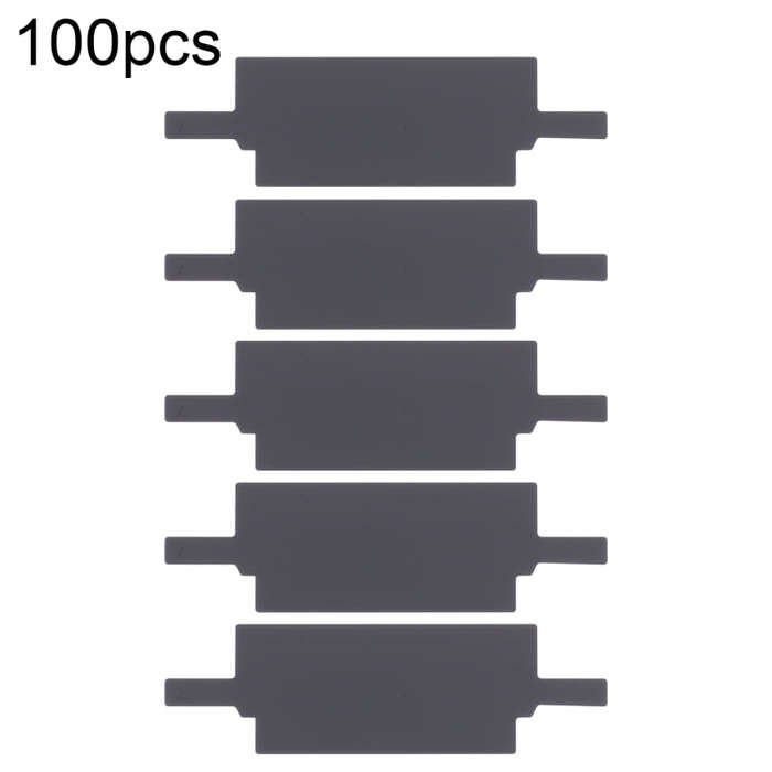 For iPhone 12 / 12 Pro / 12 Pro Max 100set Battery Black Adhesive Strip Sticker
