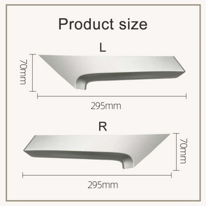 For Toyota Camry 2006-2011 Left-hand Drive Car Door Inside Handle Cover 74646-06080, Type:Right R...