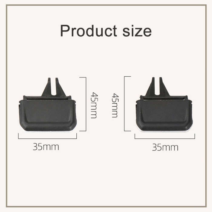 For Volkswagen Tiguan L 17-21 Car Air Conditioning Air Outlet Paddle, Left Driving(Middle-Right)