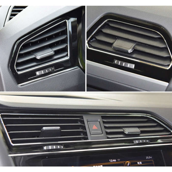 For Volkswagen Tiguan L 17-21 Car Air Conditioning Air Outlet Paddle, Left Driving(Middle-Left)