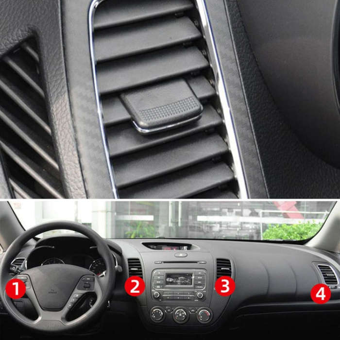 For Kia K3 Left Driving Car Air Conditioning Air Outlet Paddle, Type:Left Side