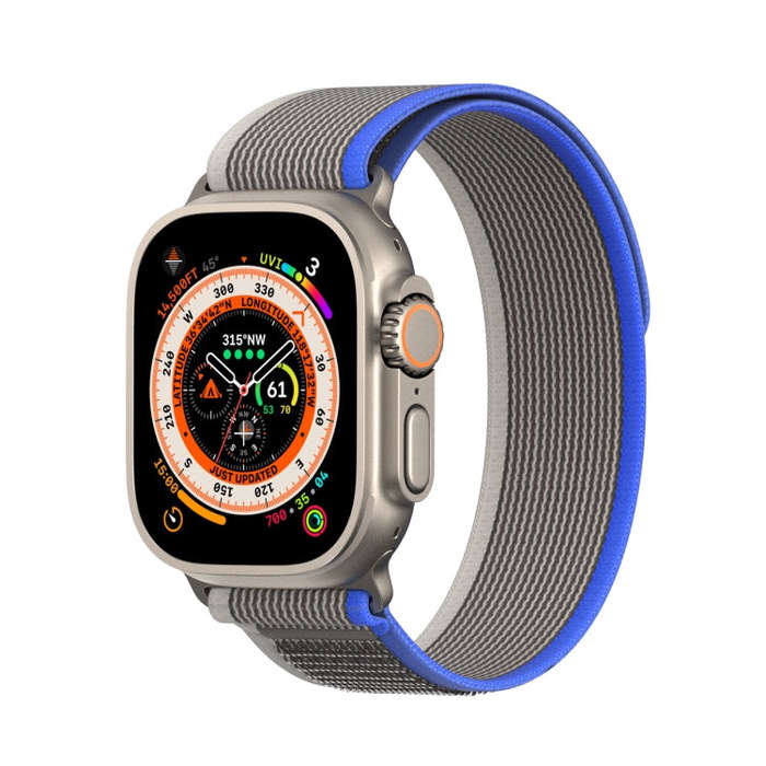 For Apple Watch 38mm DUX DUCIS YJ Series Nylon Watch Band(Blue)