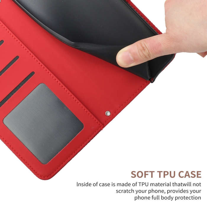 For OnePlus Nord 4 5G Skin Feel Butterfly Peony Embossed Leather Phone Case(Red)