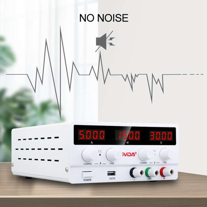 GVDA  SPS-H605 60V-5A Adjustable Voltage Regulator, Specification:EU Plug(Black)