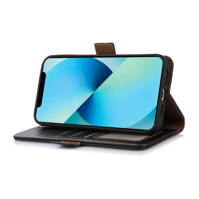 For OnePlus Nord 4 Magnetic Crazy Horse Texture Genuine Leather RFID Phone Case(Black)
