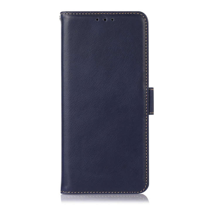 For OnePlus Nord 4 Magnetic Crazy Horse Texture Genuine Leather RFID Phone Case(Blue)