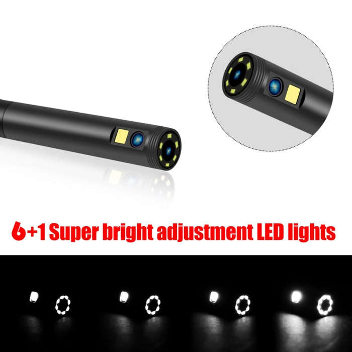 P30 5.5mm 1080P IP68 Waterproof 4.3 inch Screen Dual Camera Digital Endoscope, Length:3m Snake Tu...