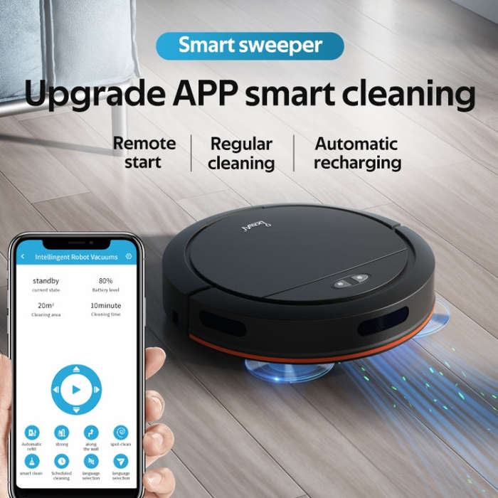 OB16 Mini Vacuum Cleaner Intelligent Sweeping Robot(White)