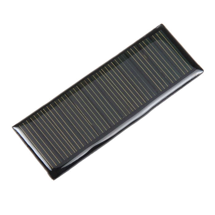 6V 0.2W 60mAh 70 x 25mm DIY Sun Power Battery Solar Panel Module Cell