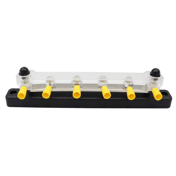 CP-3124 RV Yacht 150A High Current Single-row 4-way Busbar with 6pcs Terminals