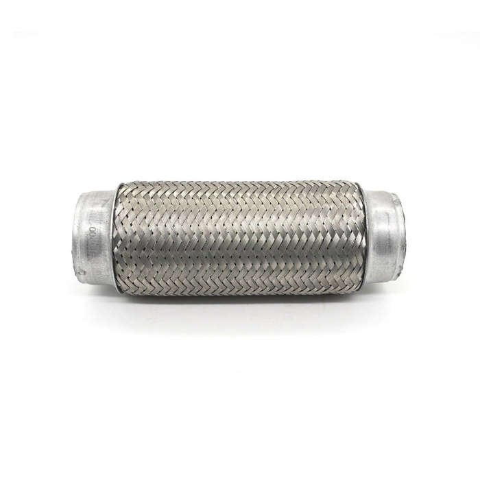XH-6172 Car Muffler Exhaust Pipe Silencer Nozzle Stainless Steel Exhaust, Size:63mm(Silver)