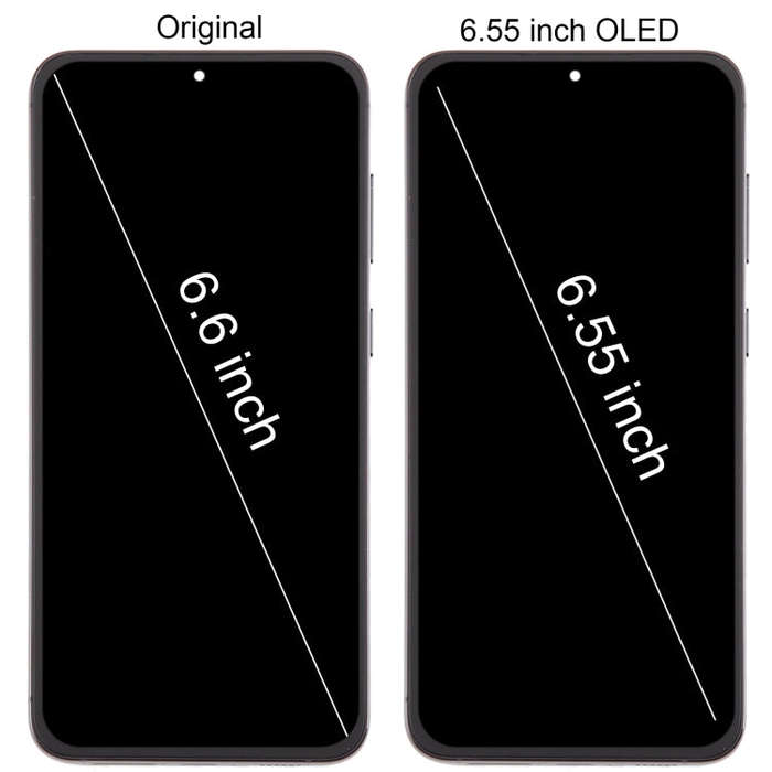 For Samsung Galaxy S23+ 5G SM-S916B 6.55 inch OLED  LCD Screen Digitizer Full Assembly with Frame