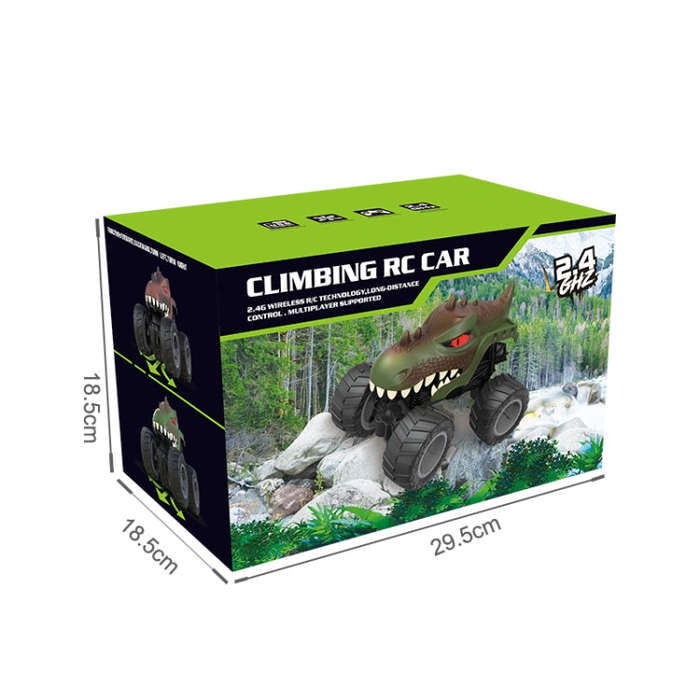 JJR/C Q148 2.4G Remote Control Dinosaur Climbing Car(Brown)
