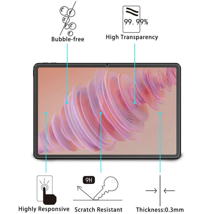 For Lenovo Tab Plus 11.5 9H 0.3mm Explosion-proof Tempered Glass Film