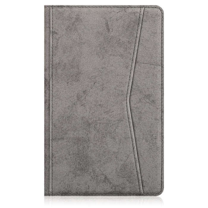 For Huawei MatePad T8 Marble Cloth Texture Horizontal Flip Leather Case with Card Slot & Holder(G...