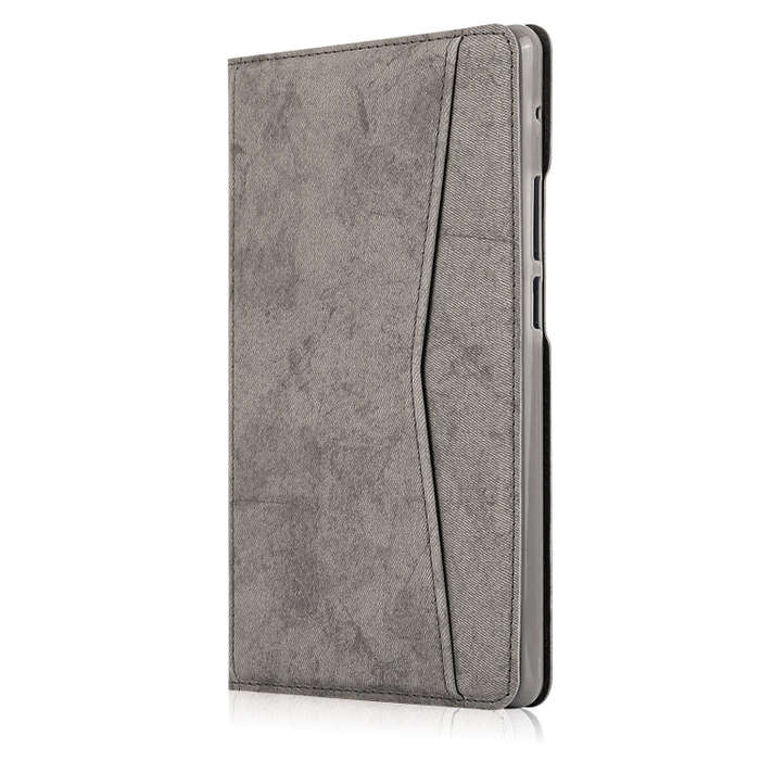 For Huawei MatePad T8 Marble Cloth Texture Horizontal Flip Leather Case with Card Slot & Holder(G...