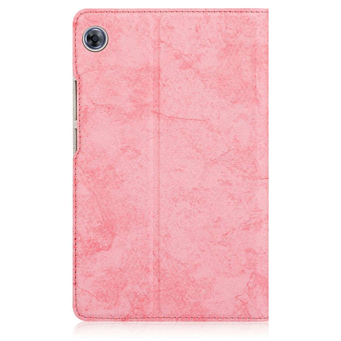For Huawei MatePad T8 Marble Cloth Texture Horizontal Flip Leather Case with Card Slot & Holder(P...