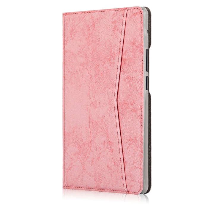 For Huawei MatePad T8 Marble Cloth Texture Horizontal Flip Leather Case with Card Slot & Holder(P...