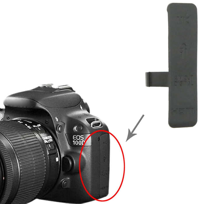 For Canon EOS 100D OEM USB Cover Cap