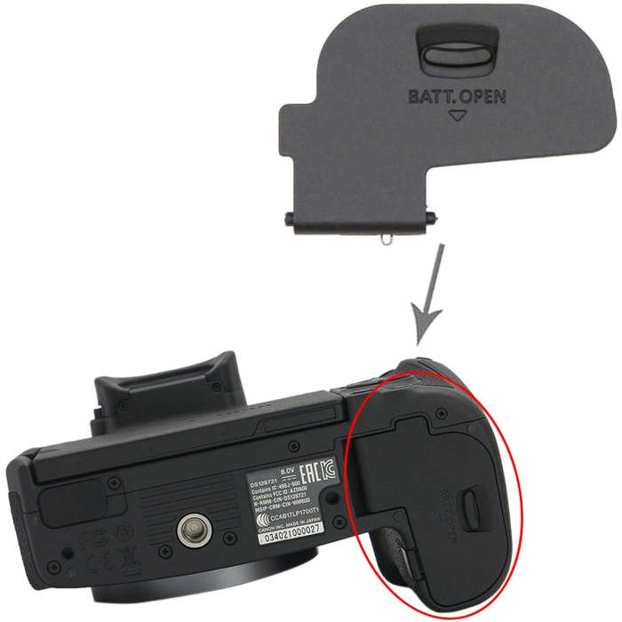 For Canon EOS R Original Battery Compartment Cover