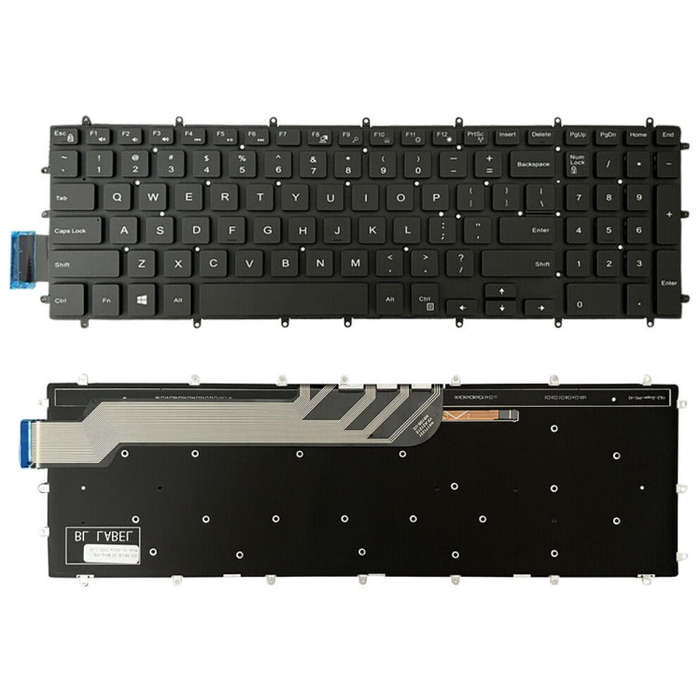 US Version White Word Laptop Keyboard For Dell G3 3579 3779 / G5 5587 / G7 7588(Black)