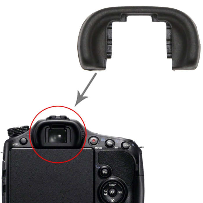 For Sony A77 M2 Camera Viewfinder / Eyepiece Eyecup