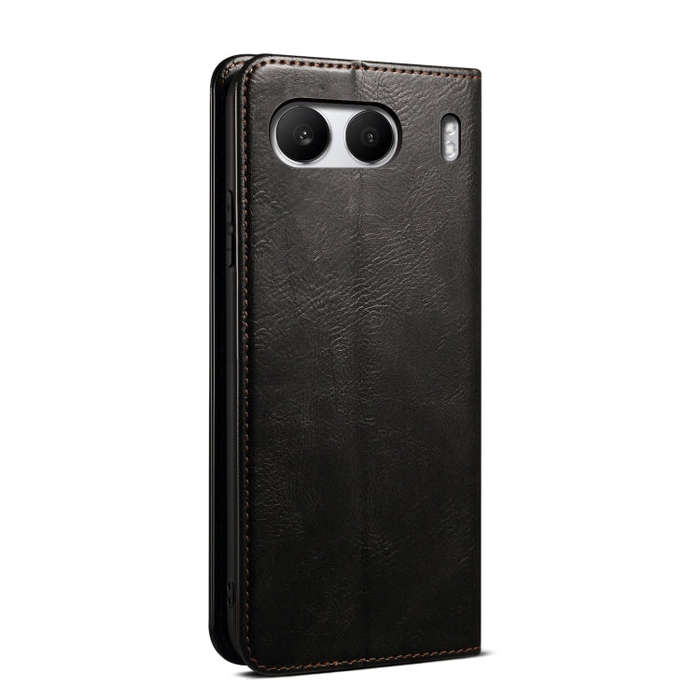 For OnePlus Nord 4 Oil Wax Crazy Horse Texture Leather Phone Case(Black)