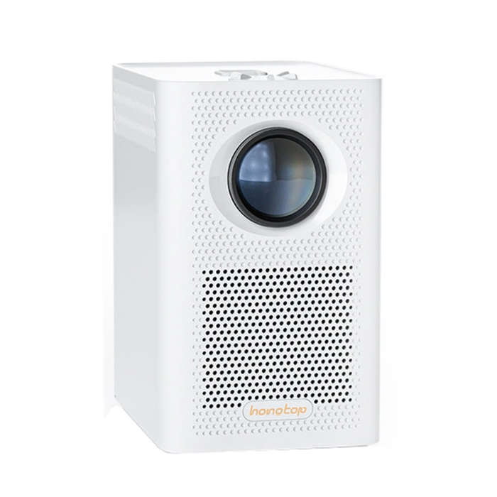 S30 Max Android 10 OS HD Portable WiFi Mobile Projector, Plug Type:US Plug(White)