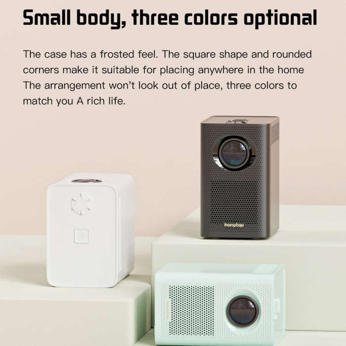 S30 Max Android 10 OS HD Portable WiFi Mobile Projector, Plug Type:AU Plug(Black)