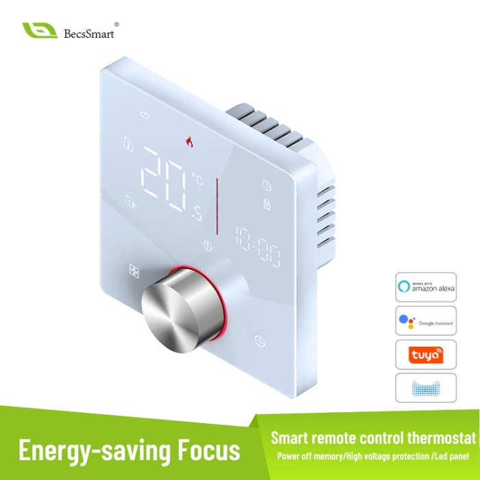 BHT-009GBLW Electric Heating WiFi Smart Home LED Thermostat(White)