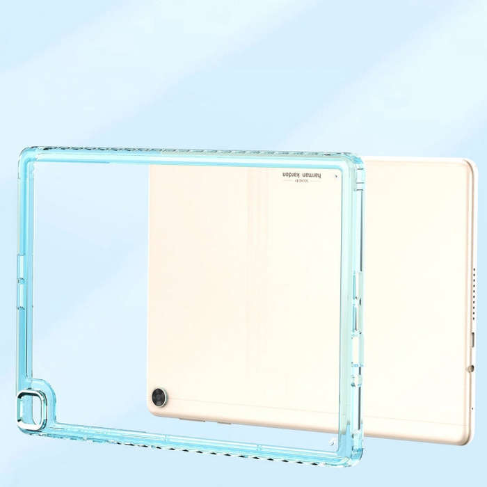 For Huawei MatePad T10 / T10S Clear Acrylic Shockproof Tablet Case(Black)