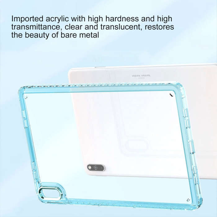 For Huawei MatePad 10.4 Clear Acrylic Shockproof Tablet Case(Baby Blue)