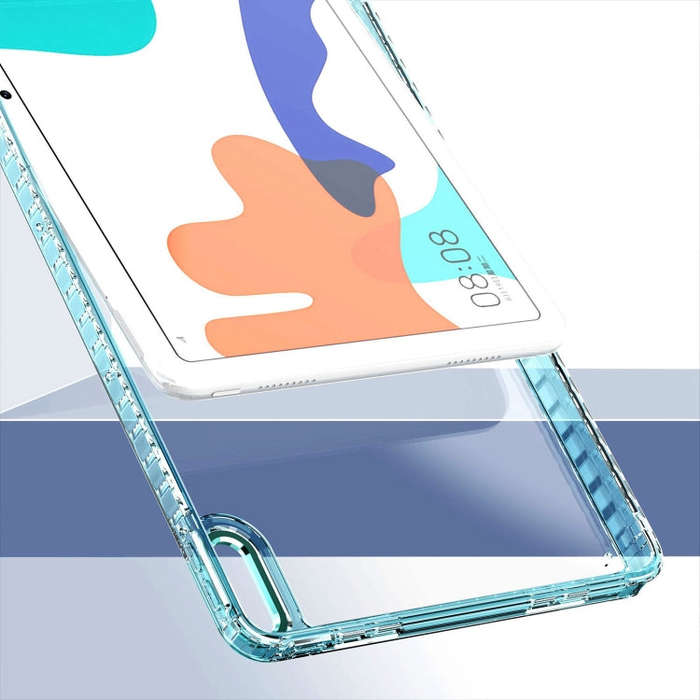 For Huawei MatePad 10.4 Clear Acrylic Shockproof Tablet Case(Black)