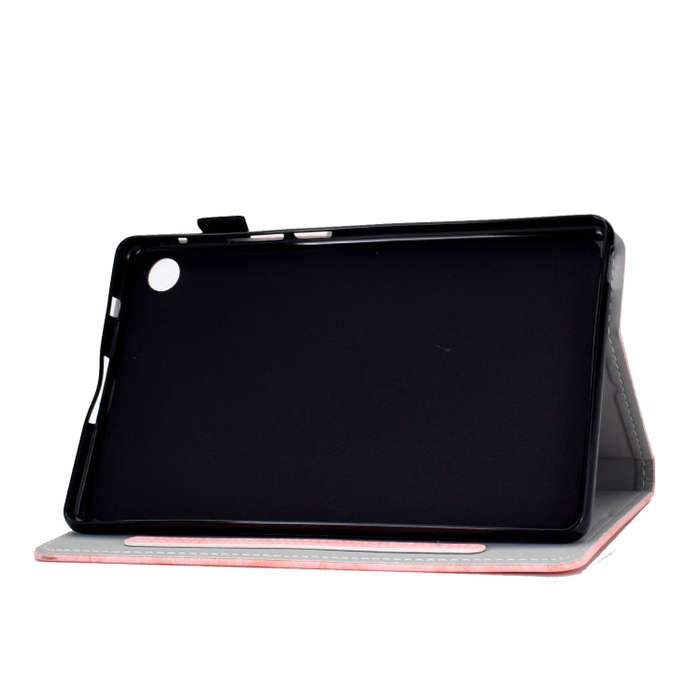 For Huawei MatePad T8 Marble Style Cloth Texture Tablet PC Protective Leather Case with Bracket &...