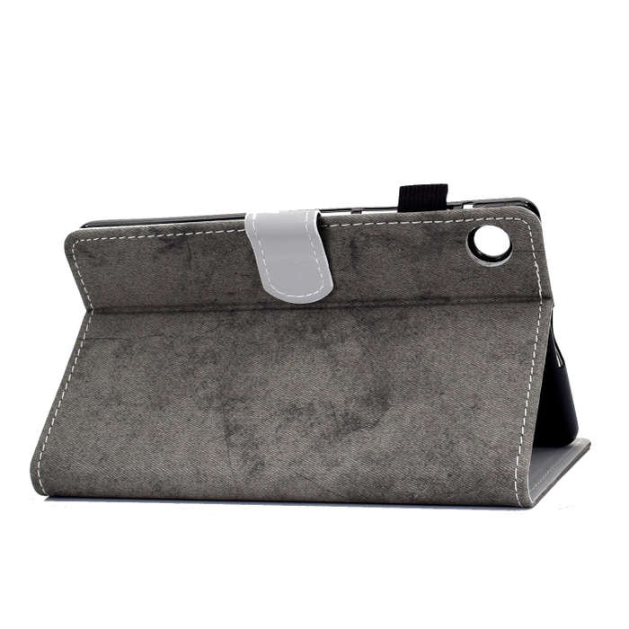 For Huawei MatePad T8 Marble Style Cloth Texture Tablet PC Protective Leather Case with Bracket &...