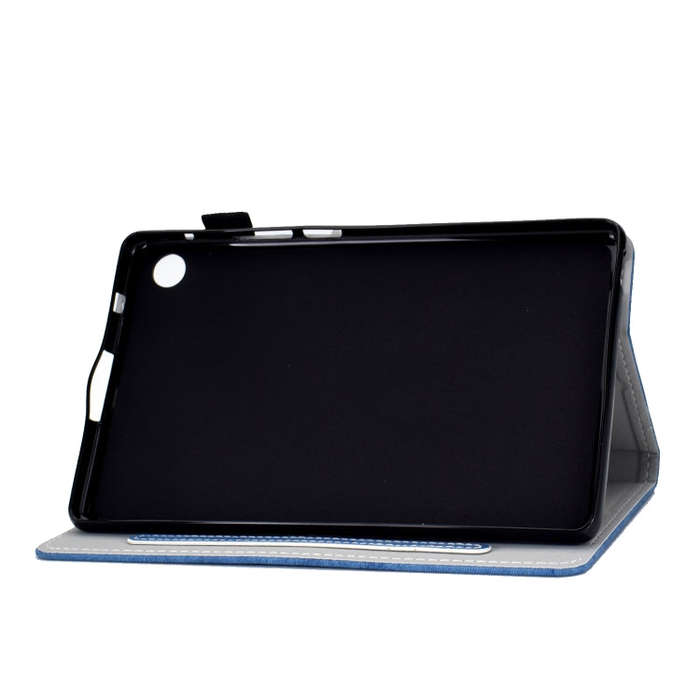 For Huawei MatePad T8 Marble Style Cloth Texture Tablet PC Protective Leather Case with Bracket &...