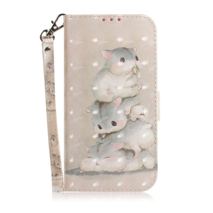 For Honor X6b 3D Colored Horizontal Flip Leather Phone Case(Squirrels)