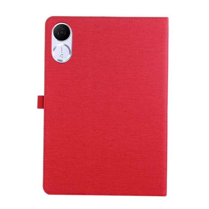 For Honor Pad V9 11.5 Fabric Texture Horizontal Flip Leather Tablet Case(Red)