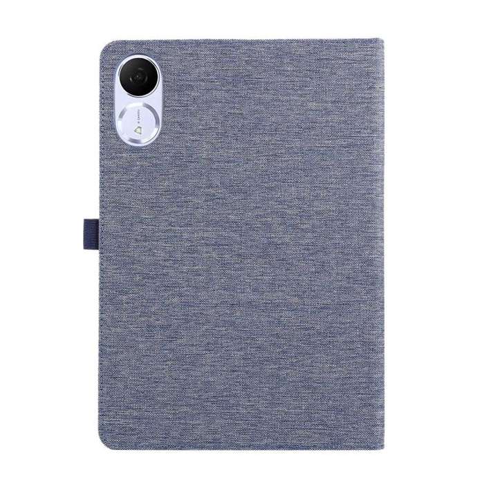 For Honor Pad V9 11.5 Fabric Texture Horizontal Flip Leather Tablet Case(Deep Blue)