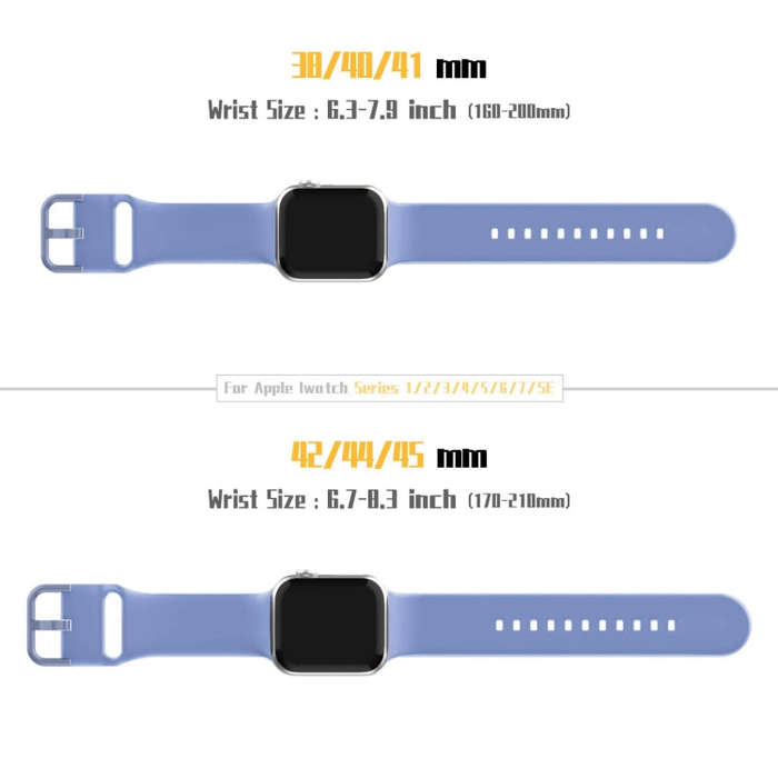 For Apple Watch Series 7 45mm Pin Buckle Silicone Watch Band(Cyan Blue)