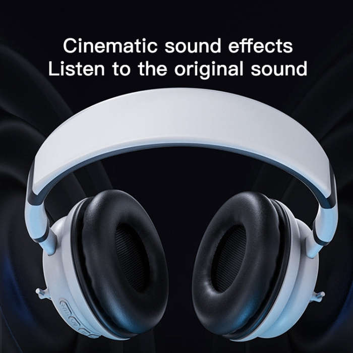 T&G KE-29 Foldable Wireless Headset with Microphone(White)