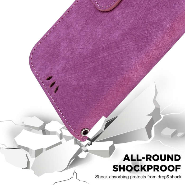 For Motorola Moto G85 Little Tiger Embossed Leather Phone Case(Rose Red)