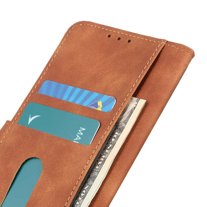 For Sony Xperia 5 VI KHAZNEH Retro Texture Horizontal Flip Leather Phone Case(Brown)