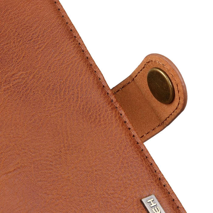 For Sony Xperia 5 VI KHAZNEH Cowhide Texture Horizontal Flip Leather Phone Case(Brown)