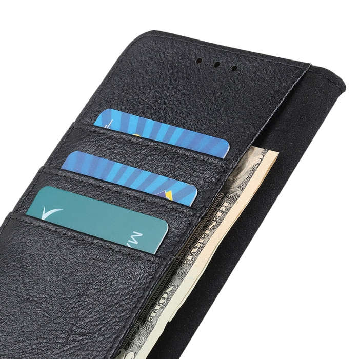 For Sony Xperia 5 VI KHAZNEH Cowhide Texture Horizontal Flip Leather Phone Case(Black)