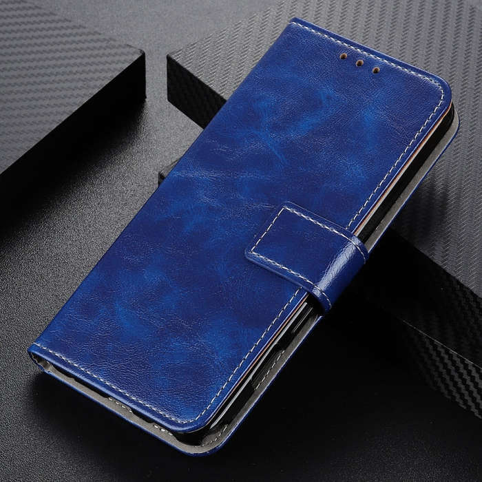 For Sony Xperia 5 VI Retro Crazy Horse Texture Horizontal Flip Leather Phone Case(Blue)