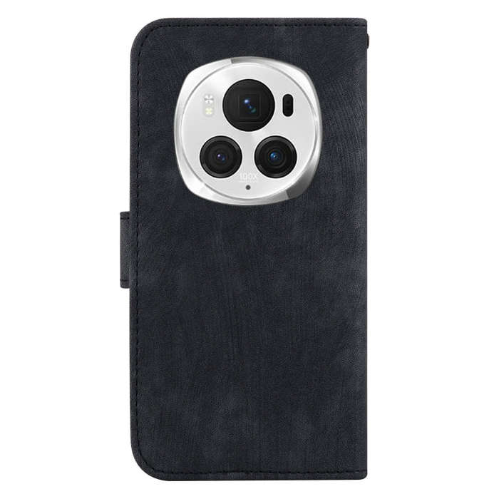 For Honor Magic6 Pro Little Tiger Embossed Leather Phone Case(Black)