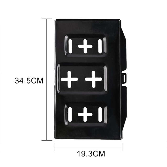 Car Universal Battery Bracket Adjustable Battery Fixed Holder + Base Tray, Size:34.5cm Base + 27c...
